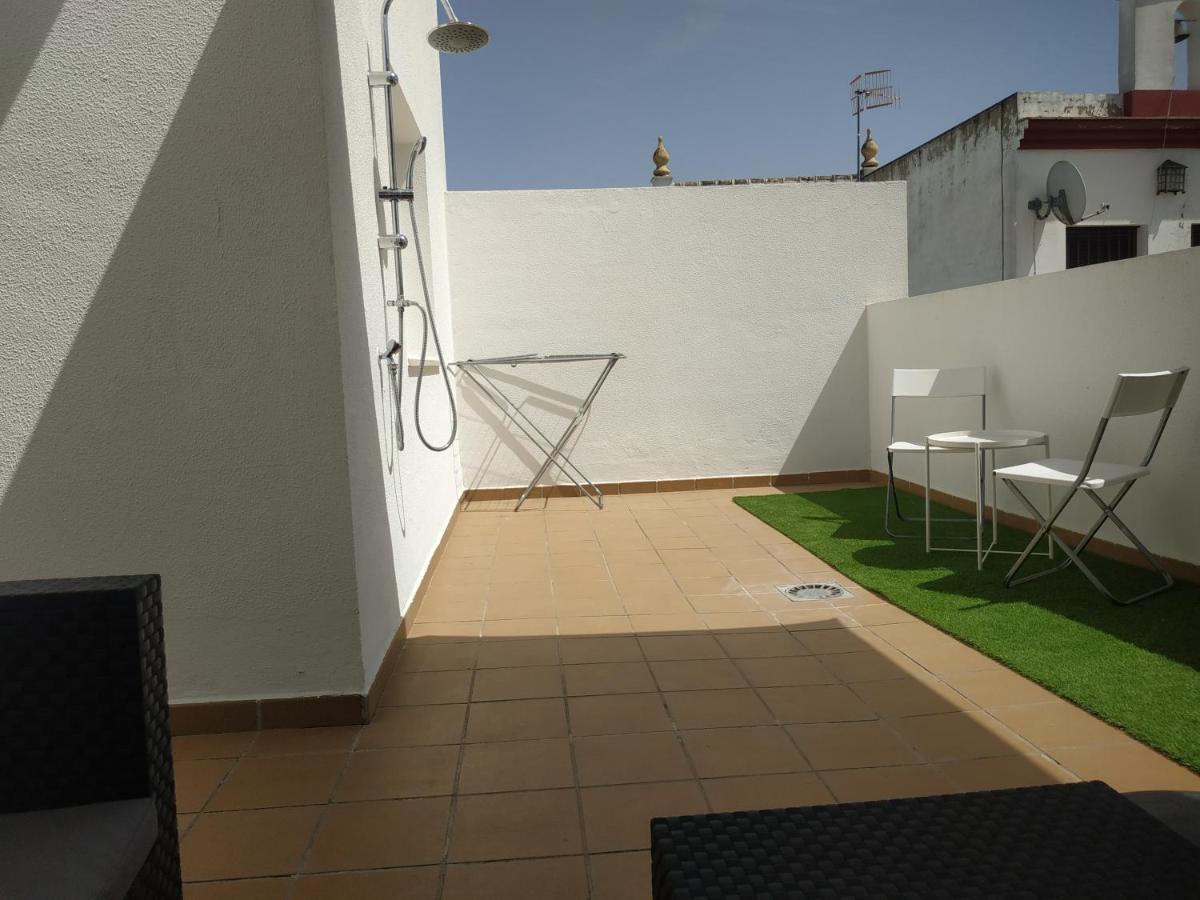 Atico En El Centro, Terraza 20 M2, Garaje, Wi-Fi, Ac Apartment ซันลูการ์เดบาร์ราเมดา ภายนอก รูปภาพ